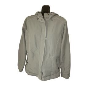 Eddie Bauer Lightweight Hooded Nylon Jacket – L